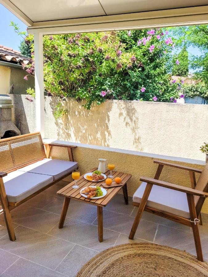 Studio Double Climatise Avec Terrasse - Proche Tram & Centre Montpellier Exterior foto